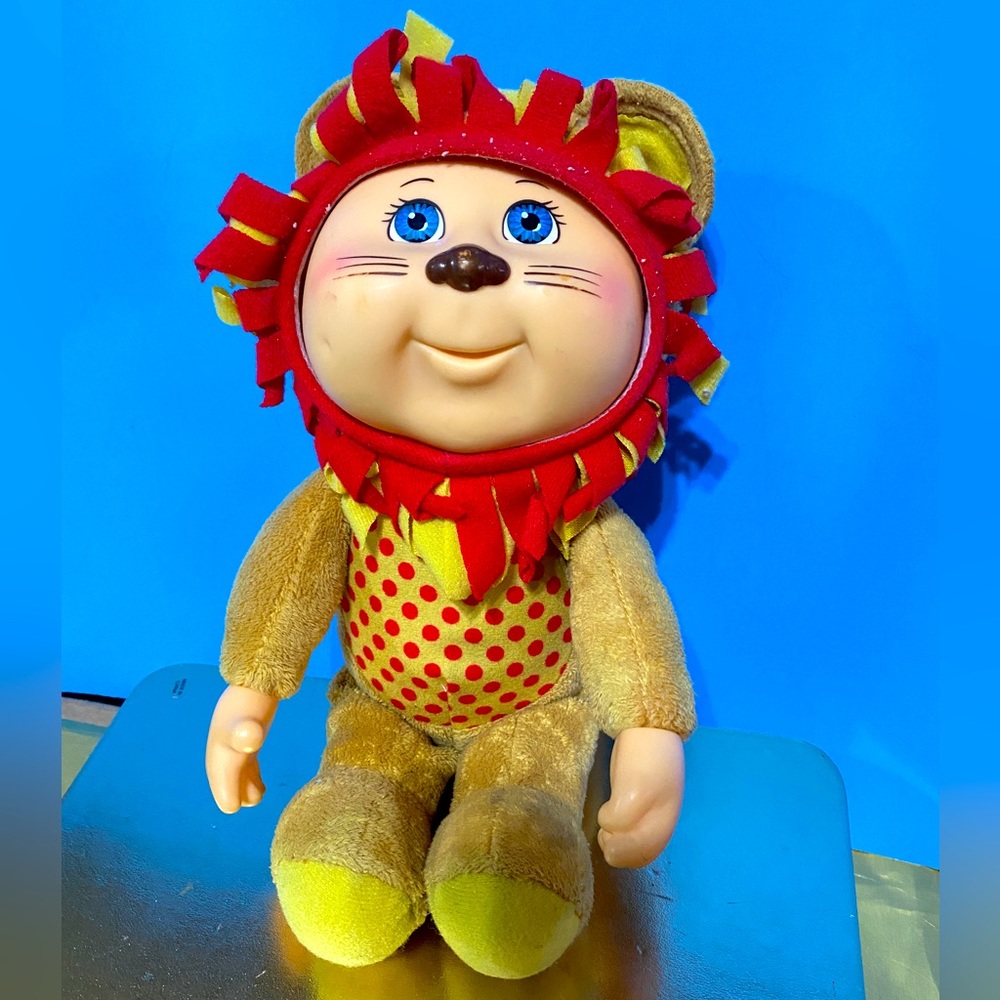 CABBAGE PATCH KIDS ZOO FRIENDS JAYE LION DOLL COLLECTIBLE CUTIES 9”